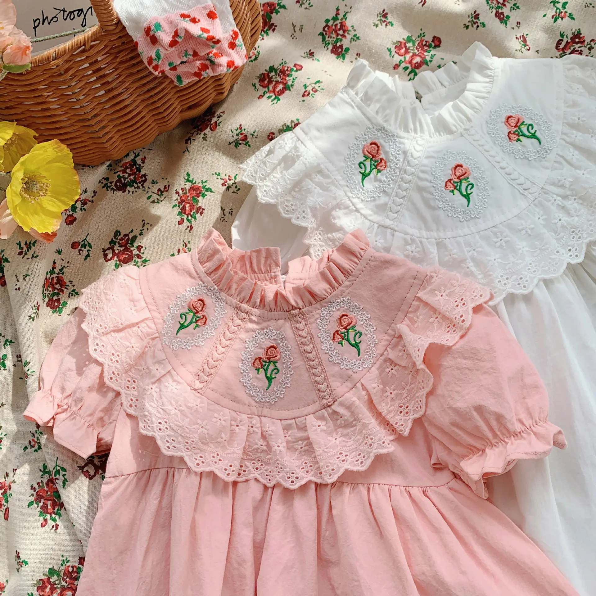 [Babydoraa] DS-133 DuduCream Dress Anak Perempuan Kualitas Premium usia 1-7 tahun