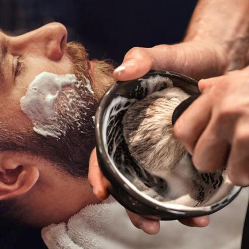 Product Introduction of Portable 3-in-1 Shaving Brush Set Shaving Brush Shaving Bowl Shave Care Kits Shaving Stand Men Facial Cleaner Men's Shaving Gift 15
