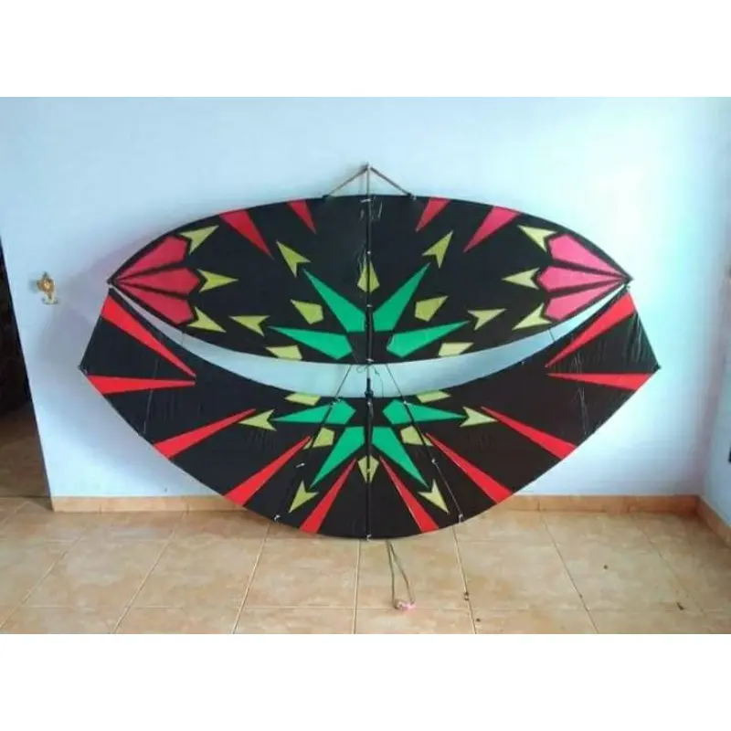 Rangka layangan Pegon model semok sayap 80cm 100cm & 150cm (merakit sendiri)