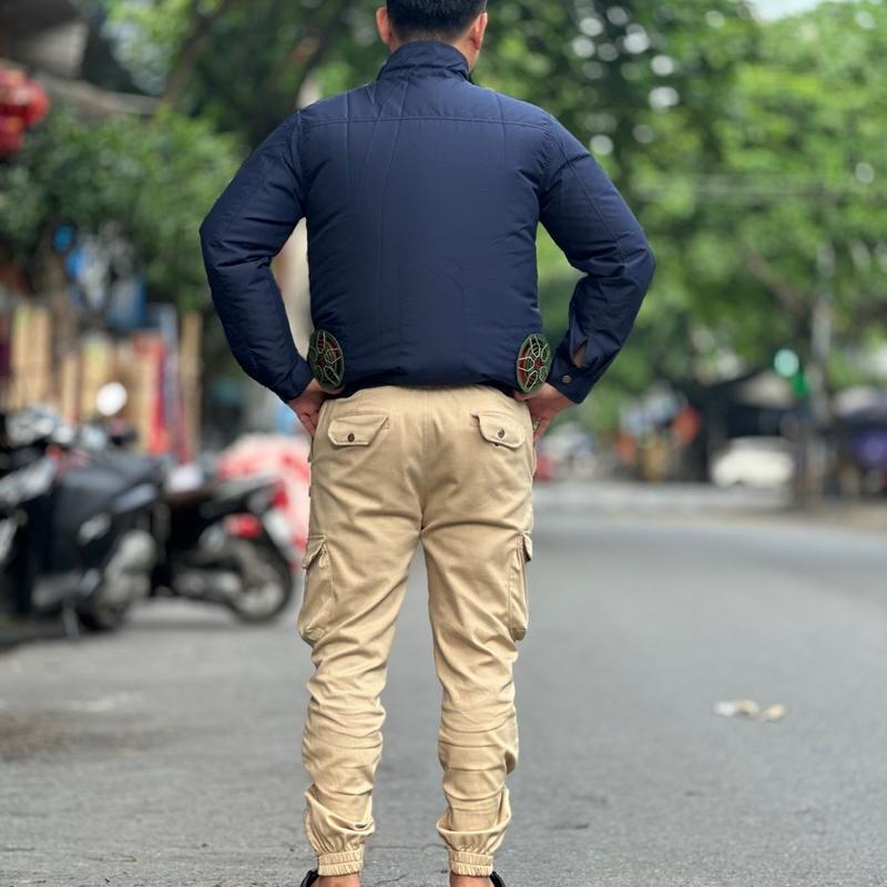 Áo lẻ màu xanh than ( không bao gồm phụ kiện ) Jacket Nam 2