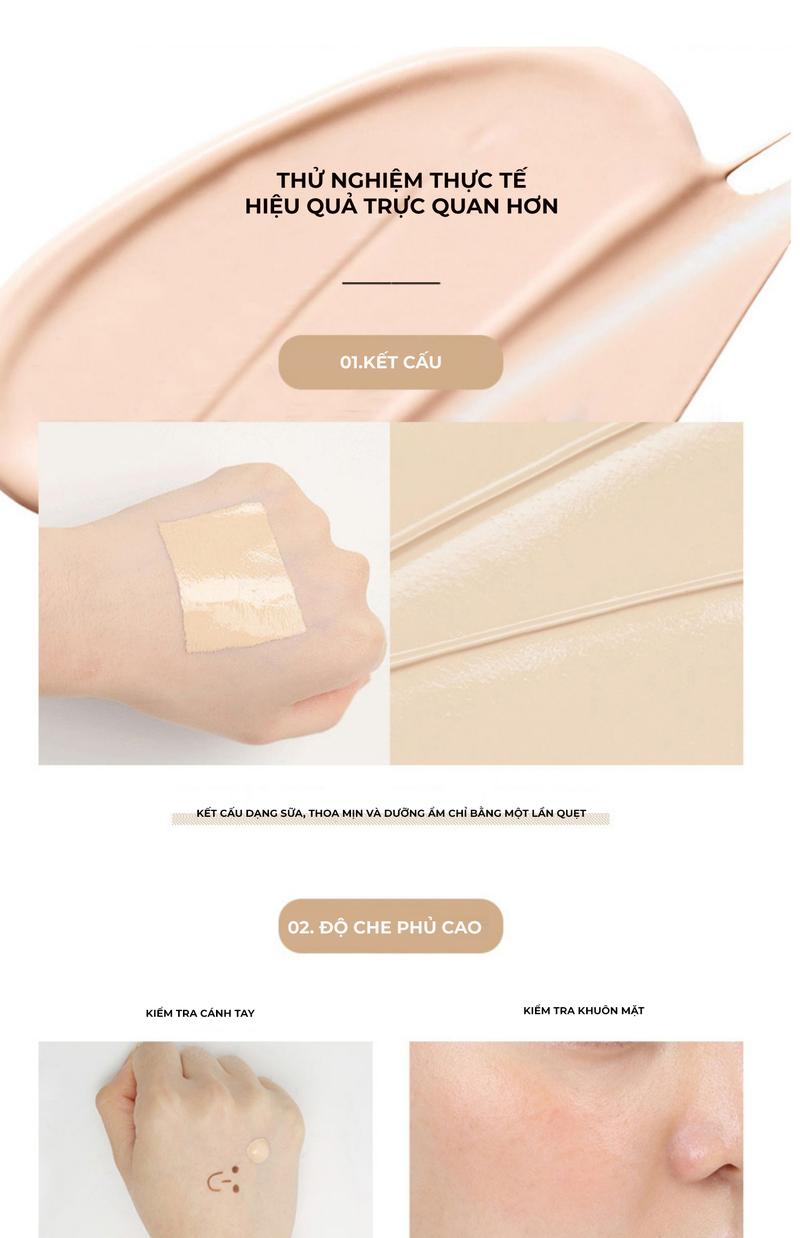Product Introduction of Kem nền ARTMISS mỏng nhẹ, lâu trôi, giữ nền kéo dài 12 giờ 40ml Cosmetic Mỹ Phẩm 8