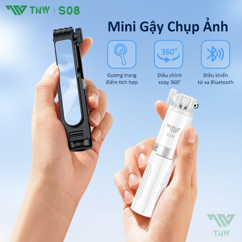 TNW S08 Gậy Chụp Ảnh 3 Chân Gậy Selfie Chụp Hình Gậy Chụp Ảnh Selfie Stick Tripod Có Đèn Led Trợ Sáng