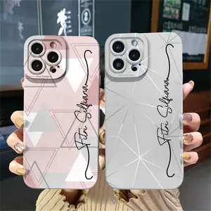 Hp Bisa request nama Untuk type Vivo Samsung Oppo Xiomi Iphone Infinix Realme Vivo Softcase procamera motif aeshtetic / hp Pelindung Camera NN07   Casing Lentur