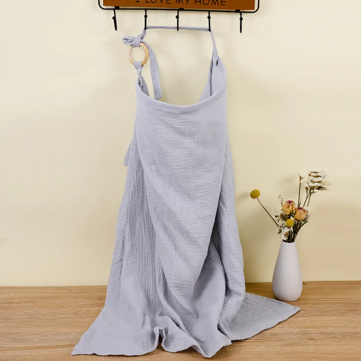 Double Cotton Baby Blanket Feeding Shawl Anti-slip Breastfeeding Towel