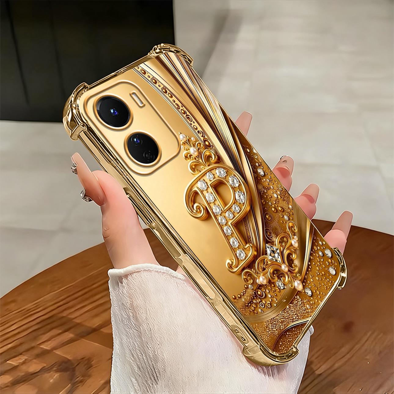 Cocok untuk casing ponsel VIVO Y16 Casing ponsel tahan benturan empat sudut dengan ukiran huruf yang indah.-SJFS