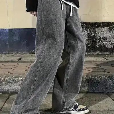 Grey Jeans Outfit Men Streetwear Jack Jones Intelligence Liam