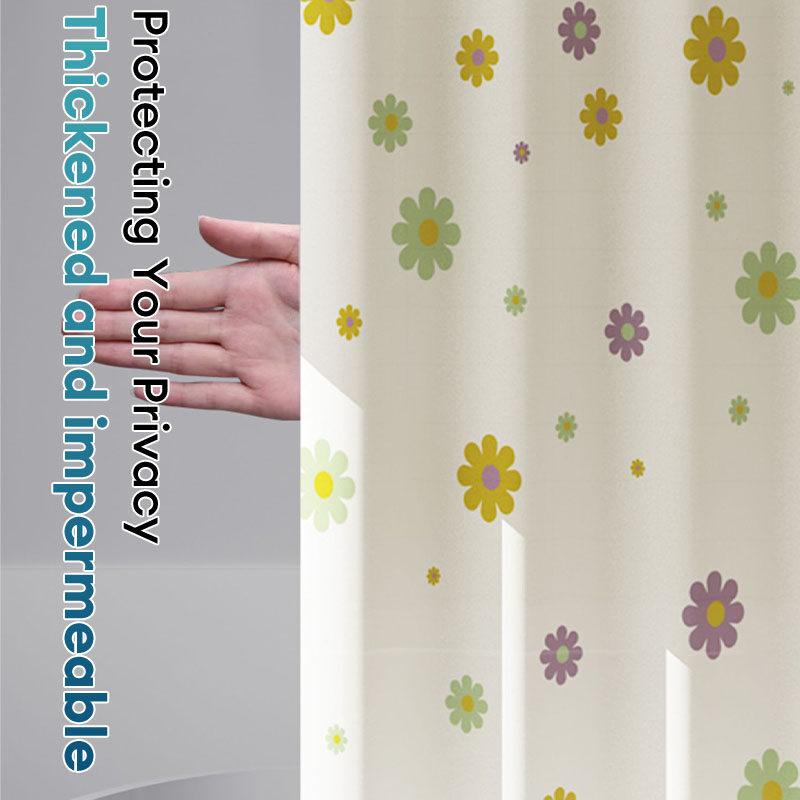 Product Introduction of Bathroom Waterproof Shower Curtain, Mildew Proof Curtain, Door Curtain, Air Conditioning Partition Curtain, Hanging Curtain, No Need To Drill Holes 23