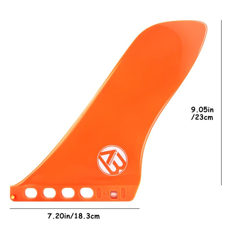 Product Introduction of 9 INCH Surf & SUP Single Center Water Fin Free No Tool Fin Screw Stand up Paddleboard Fin for Longboard Surfboard 5