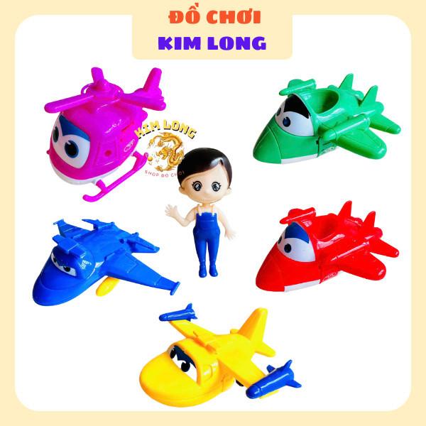 Đồ chơi mô hình Đội bay siêu đẳng Super Win Robot biến hình máy bay 4 NHÂN VẬT QUÀ TẶNG CHO BÉ ẢNH THẬT 3