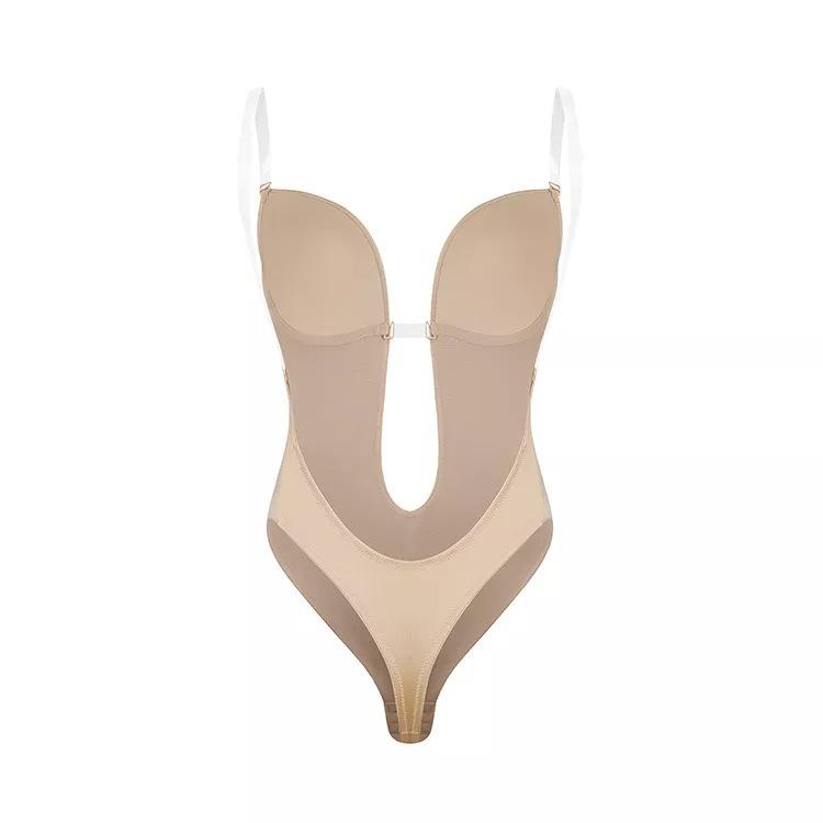 Product Introduction of One-piece bra bodyshaper invisible shoulder halter dress seamless deep V Shapewear Lingerie Lady Compression Women Womenswear Comfort Innerwear 18