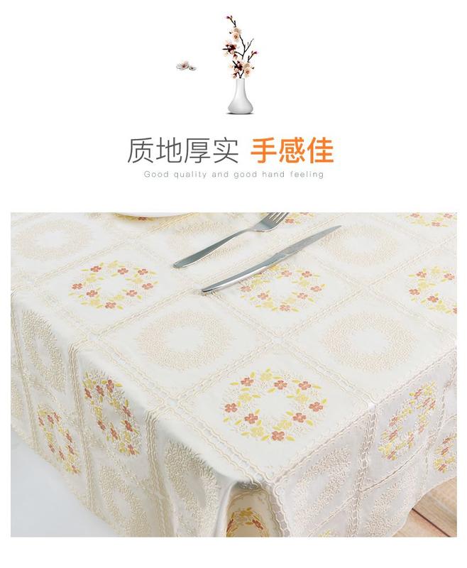 Product Introduction of Khăn trải bàn PVC, không thấm nước, chống bỏng, chống dầu, dùng một lần, hình chữ nhật, được làm bằng nhựa, thích hợp cho bàn trà, sử dụng trong gia đình, thảm trải bàn phòng Khách 8