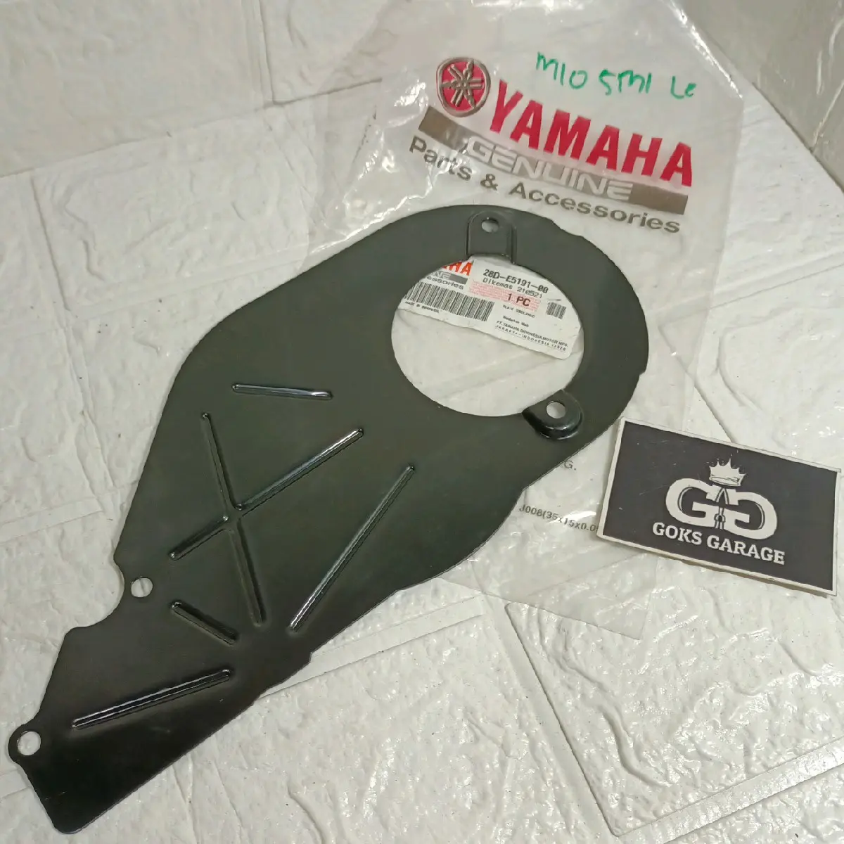 Besi Plat Tutup Vanbellt Besi Plat CVT Cover Tutup Tahanan Pelindung Perselahan Mio