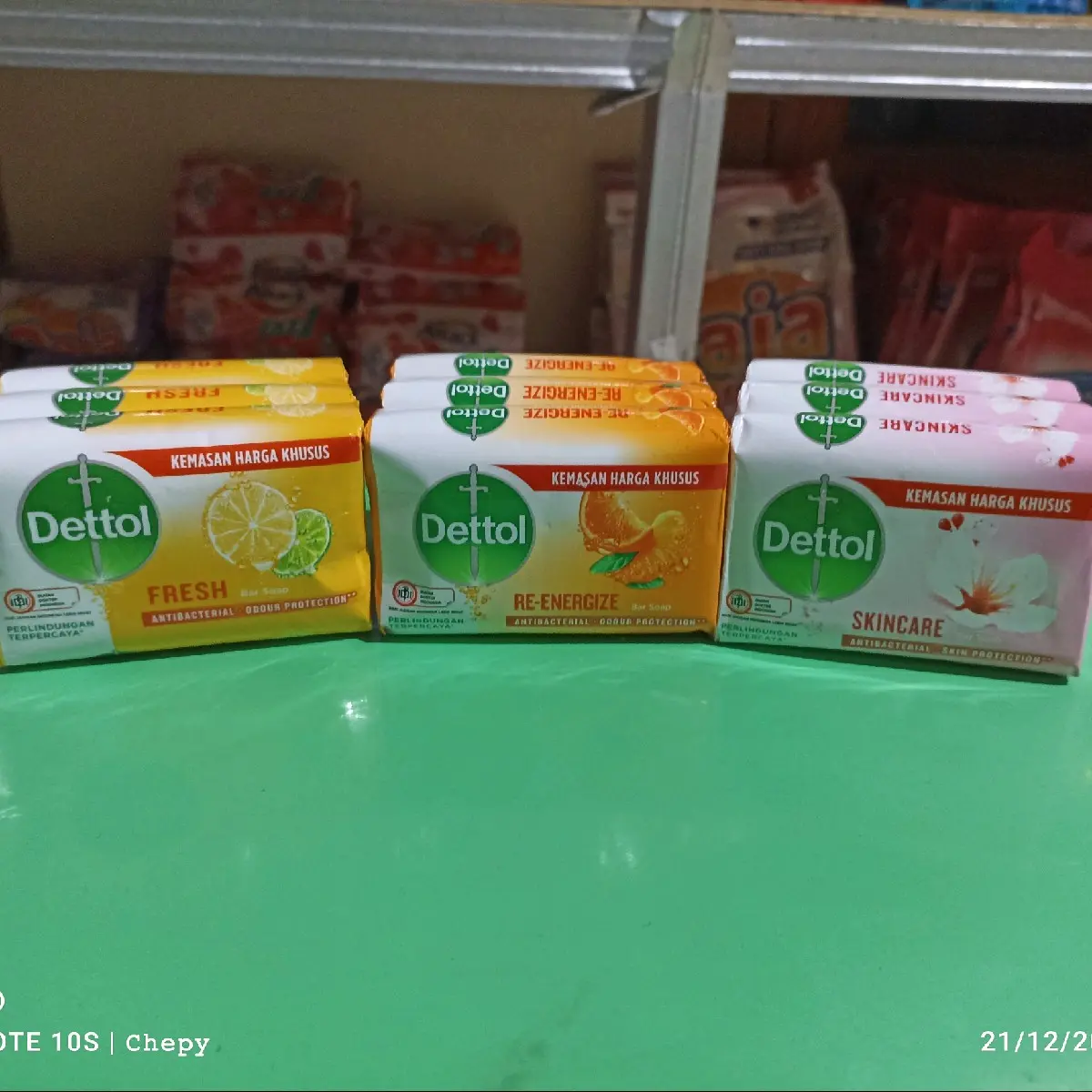 Dettol 100gr (Dpt 6pcs) Soap Mandi Tubuh