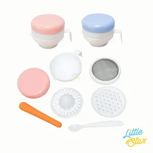NiniNano NN 7in1 Baby Food Maker Penghalus Makanan Bayi Mpasi Set Bowl Perlengkapan