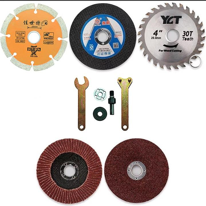 Bộ chuyển đổi máy khoan thành máy cắt  thành máy cưa - máy mài - đầu chuyển đổi máy khoan