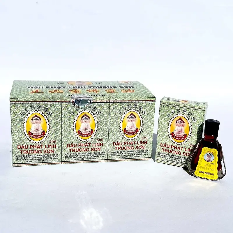 Dầu Phật Linh Trường Sơn chai 1.5ml - 5ml, giảm cảm, nhức mỏi, sưng viêm 1