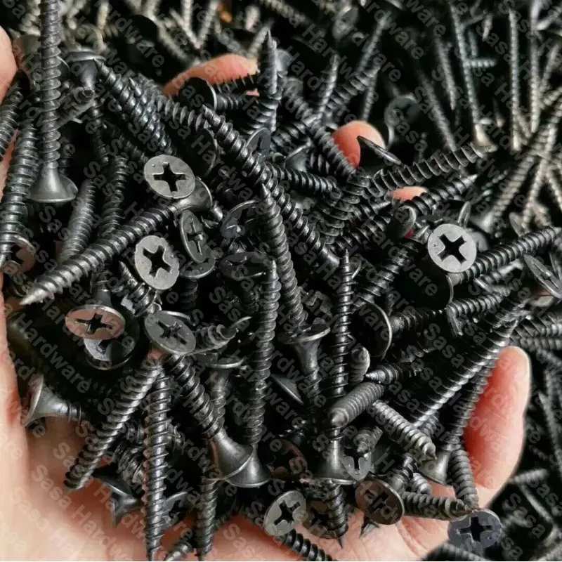 Gypsum Screw/Black Screw for Wood & Steel (100/50pcs) Wood and Metal | Tingi | Itim Turnilyo Kahoy 5/8  3/4  1"   1 1/4"   1 1/2"  2"