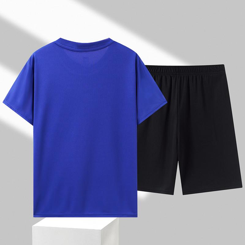 Product Introduction of Friendrich-Sports Suit Men's Summer Thin Quick-Drying Running Suit Short-Sleeved T-shirt Two-Piece Set Casual Men's Clothing Manufacturer 10