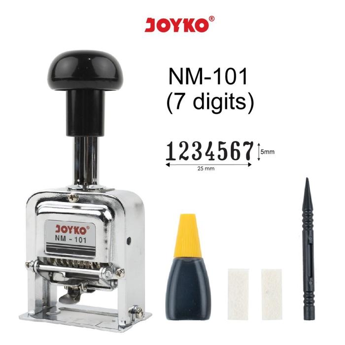 Jual JOYKO Numerator 7digit/Automatic Number Machine/Stempel Angka ...