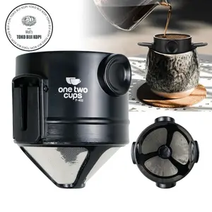 Filter Penyaring Kopi Portable Cone V60 Coffee Dripper - F-402