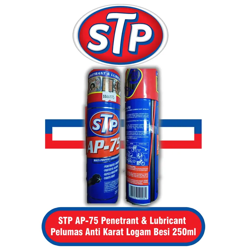 STP AP-75 Penetrant  Pelumas Anti Karat Logam Besi 250ml 0