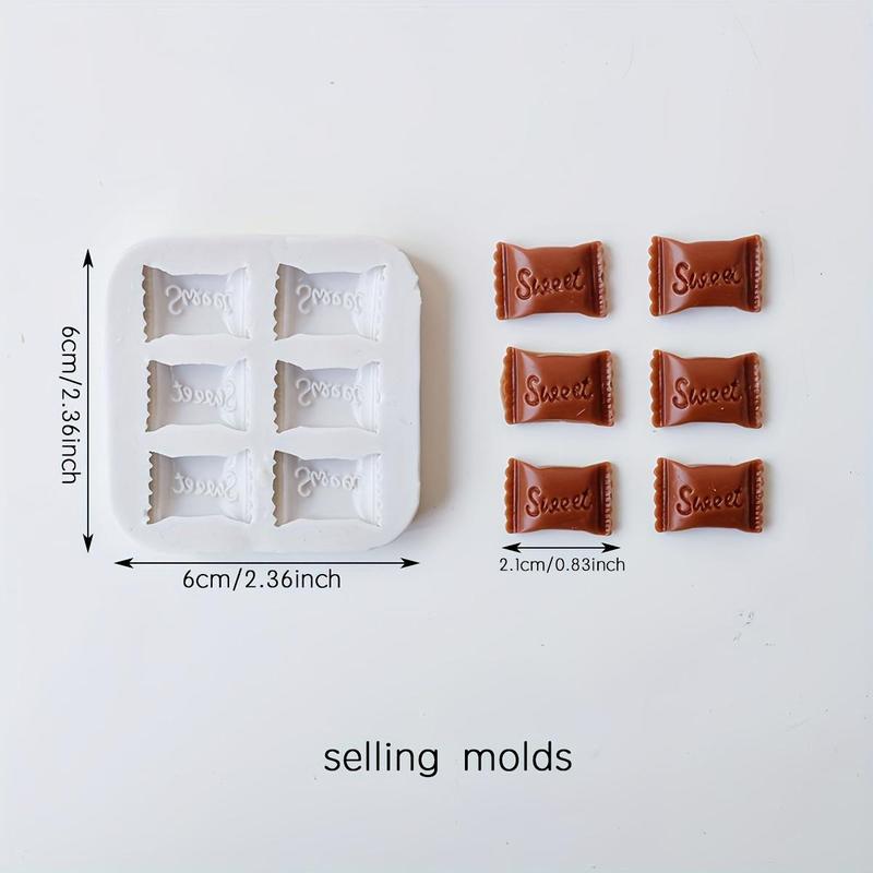 Product Introduction of Mini Bear & Cookie Shaped Silicone Mold, 1 Count Cute Shape Candle Mold, DIY Candle Making Mold, Easy To Release, Suitable for DIY Candle Decor 1