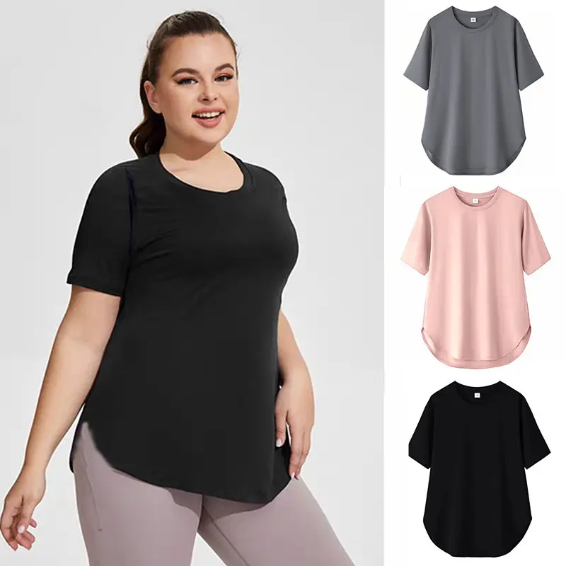 [XYX] Plus Size Elastic Sport Jersey Tops Muslimah Sports Shirt Long Sleeve Loose Cutting Women Hiking Yoga Fitness Netball Stretchable Shirt Short Sleeve Casual Quick Dry T-shirt