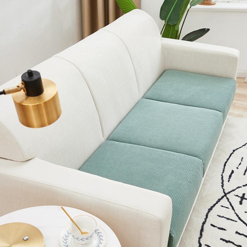 Vỏ Đệm Ghế Sofa, Màu Trơn Dày Và Đàn Hồi, Siêu Mềm, Vỏ Đệm Ghế Sofa Đơn, Bảo Vệ Đồ Nội Thất, Vỏ Đệm Sofa, Vỏ Bảo Vệ Sofa, Vỏ Thay Thế Có Thể Tháo Rời 0