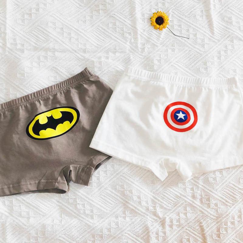 Đồ Lót Bé Trai, Chất Liệu Cotton Nguyên Chất, Quần Lót Boxer, Phù Hợp Cho Bé Từ 5 Đến 12 Tuổi, Đồ Mặc Nhà Mùa Hè, Thiết Kế Người Nhện, Loại A 6
