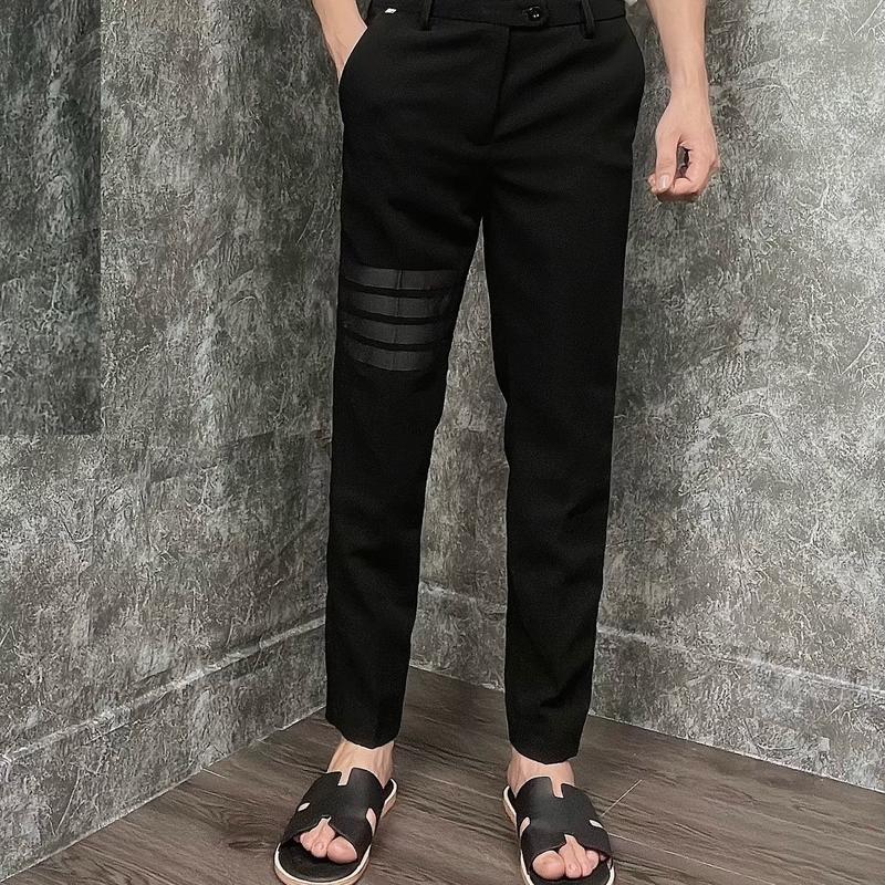 Quần Boy Phố Kẻ Đùi Đen Trắng Nam Menswear Hót Nhung
