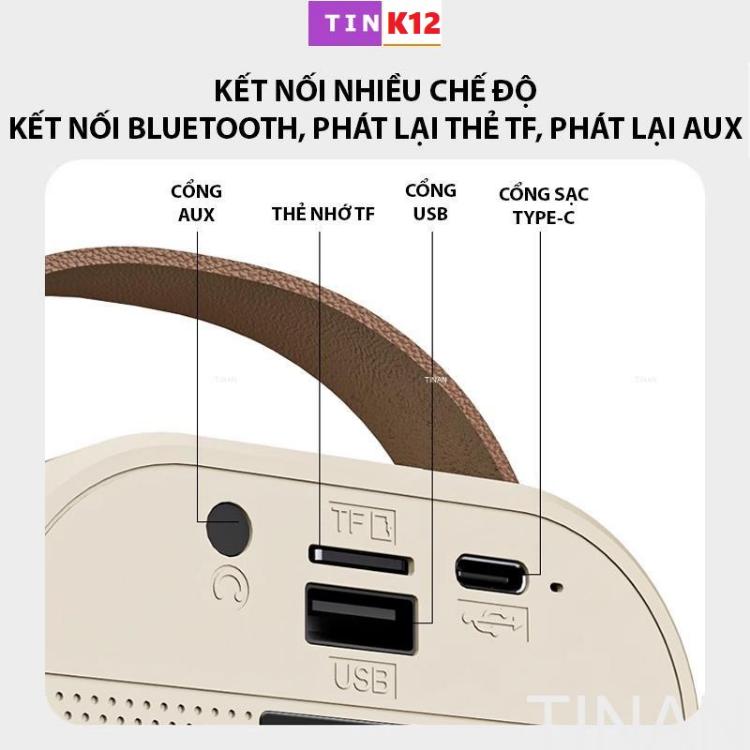 Product Introduction of (KÈM SẴN 2 MÍC ) Bộ Loa Bluetooth Karaoke Mini K12 Kèm 2 Mic Không Dây Công Suất 10W Thiết Kế Đèn Lồng Thời Trang Tiện Lợi mang Theo 33