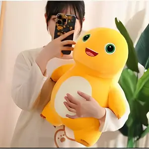 Boneka Dino Kuning Naloong Bahan Yelvo Halus Lembut Ukuran 25 cm dan 45 cm Ber SNI Boneka Anak Kado Ulangtahun Anak Perempuan