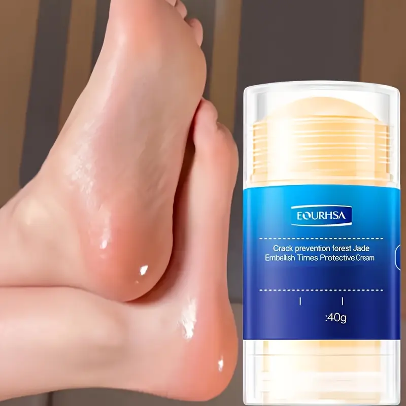 Kem Dưỡng Chân Siêu Dưỡng Ẩm, Dành Cho Gót Chân Khô Và Nứt Nẻ, 40g, Giàu Vitamin E Và Glycerin, Không Chứa Cồn, Squalane Thực Vật, Làm Mềm Và Nuôi Dưỡng Da, Ngăn Ngừa Và Dưỡng Ẩm, Để Lại Bàn Chân Mịn Màng