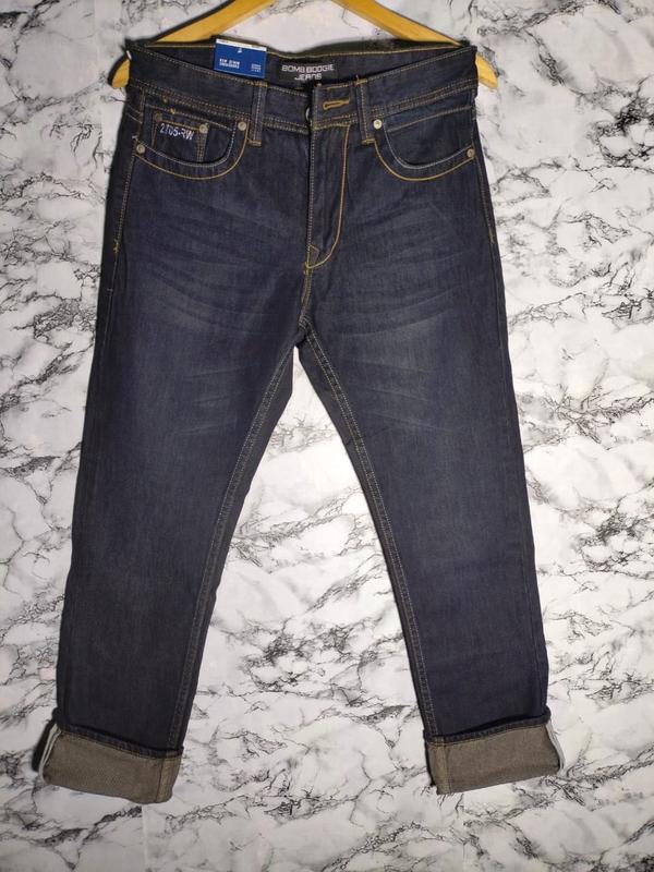 jeans pria terbaru/Celana jeans cowok viral/Celana jeans pria terlaris BOMBOGIE Celana Denim 1