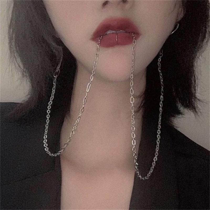 Product Introduction of Cincin Bibir berbentuk C, Bahan Keluli Tahan Karat, Tiada Lubang, Kancing Bibir Palsu, Aksesori Peribadi Hip-hop 11