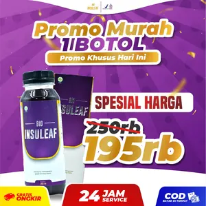 [PROMO] PAKET 1 BOTOL Bio Insuleaf | ORIGINAL RESMI | Bantu Masalah Gula Darah Kolestrol Kencing Manis Kebas & Kesemutan