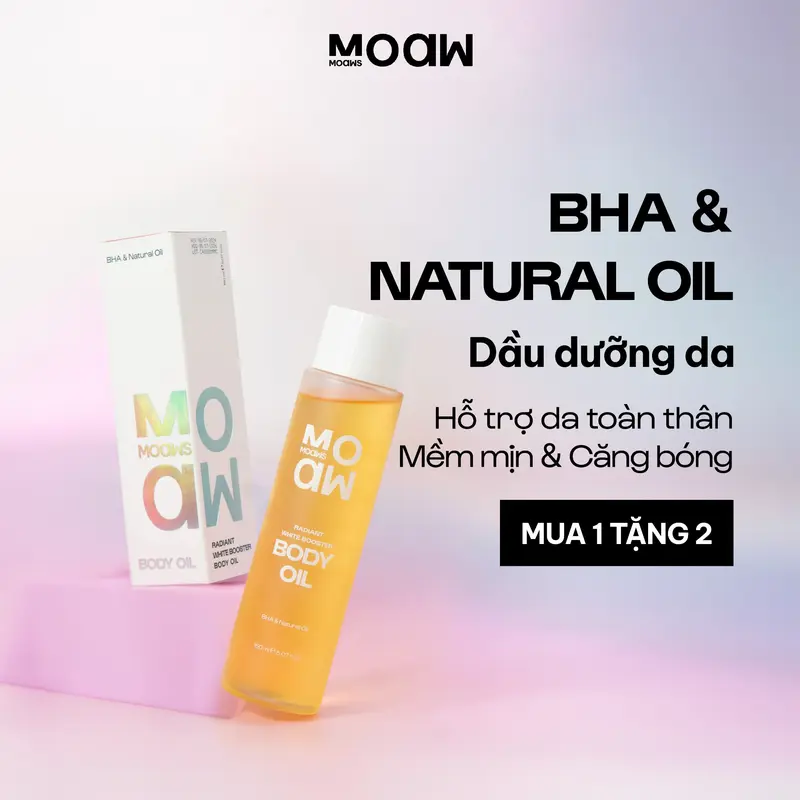 [MUA 1 TẶNG 2] Dầu Dưỡng Body MOAW MOAWS - Dầu Dưỡng Thể Body Oil Hỗ Trợ Rạn Da - Dầu Mát Xa Spa Dưỡng Ẩm Da - Làm Đẹp Dưỡng Da Body Women Nữ - Dầu Ủ Mịn Oil Viêm Nang Lông Massage Xoa Bóp Body Dầu BHA Dầu Dưỡng Mềm Mịn Da Thâm Dầu Dưỡng 6 Múi Dầu Khoáng 0