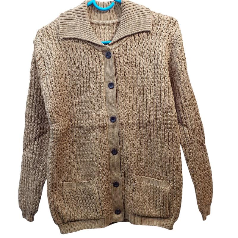 Áo Len Dày Có Cổ Cài Nút Freesize Cho Bà Già Và Phụ Nữ Trung Niên Nặng 40-70kg Women Dài Tay Voi