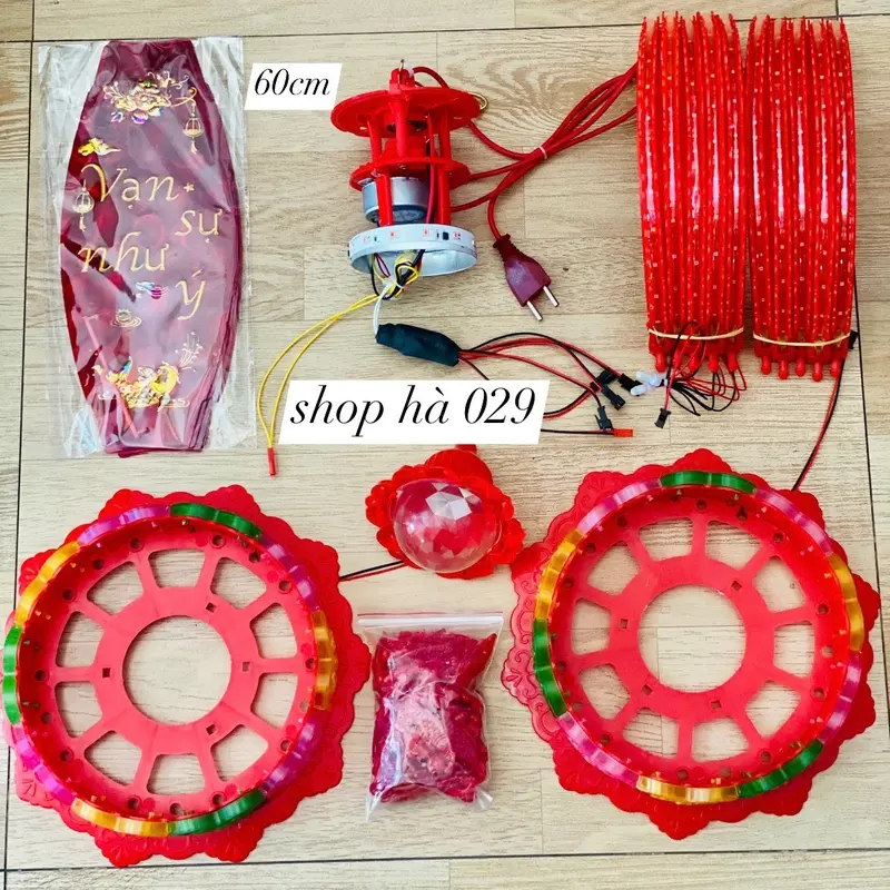 đèn lồng điện tự xoay các size: 50,60, 80, 100 4