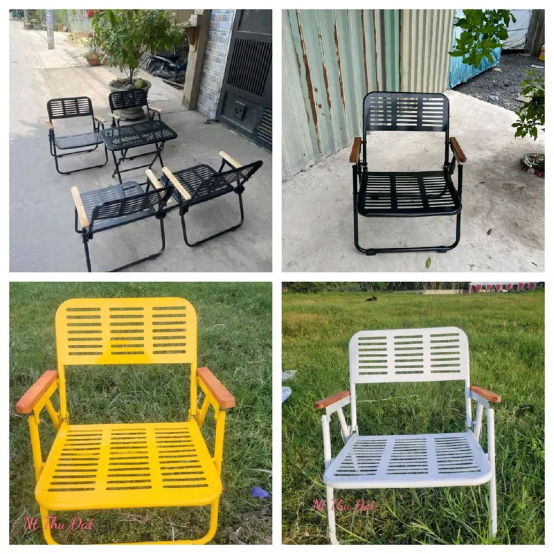 Ghế CNC gấp gọn siêu bền sơn tĩnh điện 0