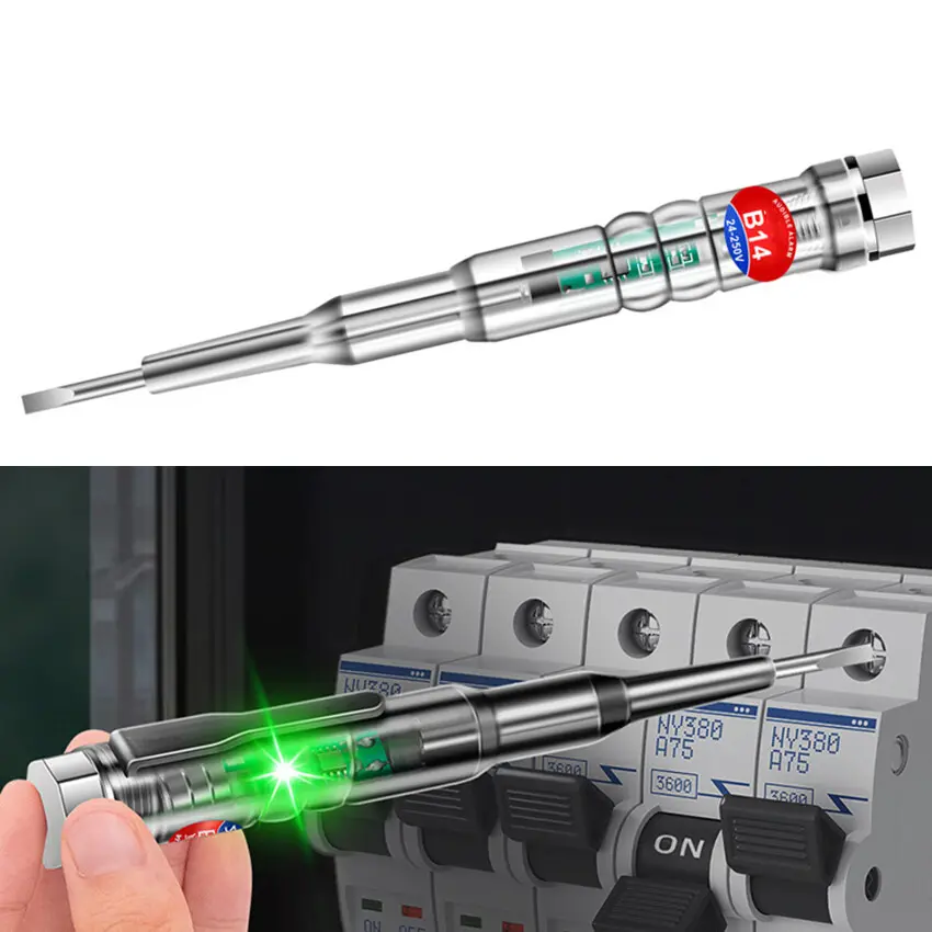 Voltage Detector Test Pen 24-250V Electric Screwdriver Detector With Indicator Zero Sensor Zero Live Line Digital Tester