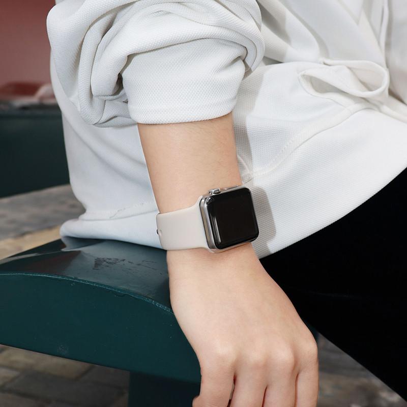 Silicone Strap for IWatch Apple Watch Series 11 10 9 8 7 6 5 4 3 Ultra 3 2 Se 3 2 49mm 46 45 44 42 41 40 38mm Soft Rubber Replacement Band Accessories for Tali Jam Tangan Smartwatch I8 S10 S8 S9 Pro Max T900 T800 Ultra 8 MAX 9 PRO S20 T500 Silicone Strap for IWatch Apple Watch Series 11 10 9 8 7 6 5 4 3 Ultra 3 2 Se 3 2 49mm 46 45 44 42 41 40 38mm Soft Rubber Replacement Band Accessories for Tali Jam Tangan Smartwatch I8 S10 S8 S9 Pro Max T900 T800 Ultra 8 MAX 9 PRO S20 T500