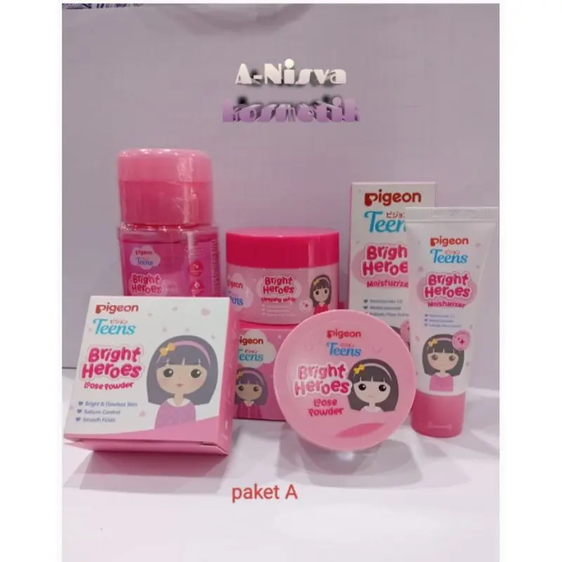 PIGEON TEENS BRIGHT HEROIS SERIES/PAKET PENCERAH WAJAH ANAK/REMAJA