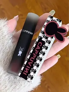 BPOM CAPPUVINI DARK SERIES LIPSTICK WARNA GELAP Bibir Creamy Glaze Gloss Kering