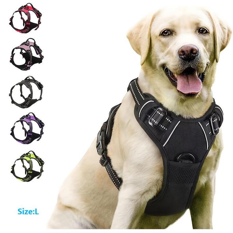 Adjustable Pet Harness, Breathable Comfortable Harness for Small Medium Large Dogs, Comfy & Safe Pet Harness 5