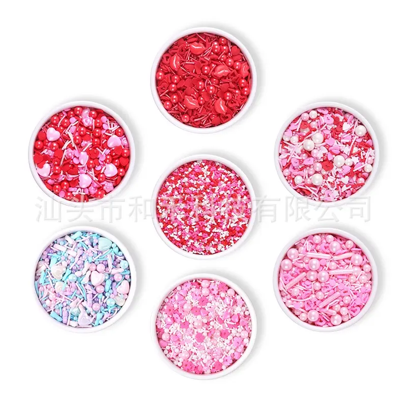 Cốm đường trang trí Valentine (50g)/ Rất nhiều mẫu 0