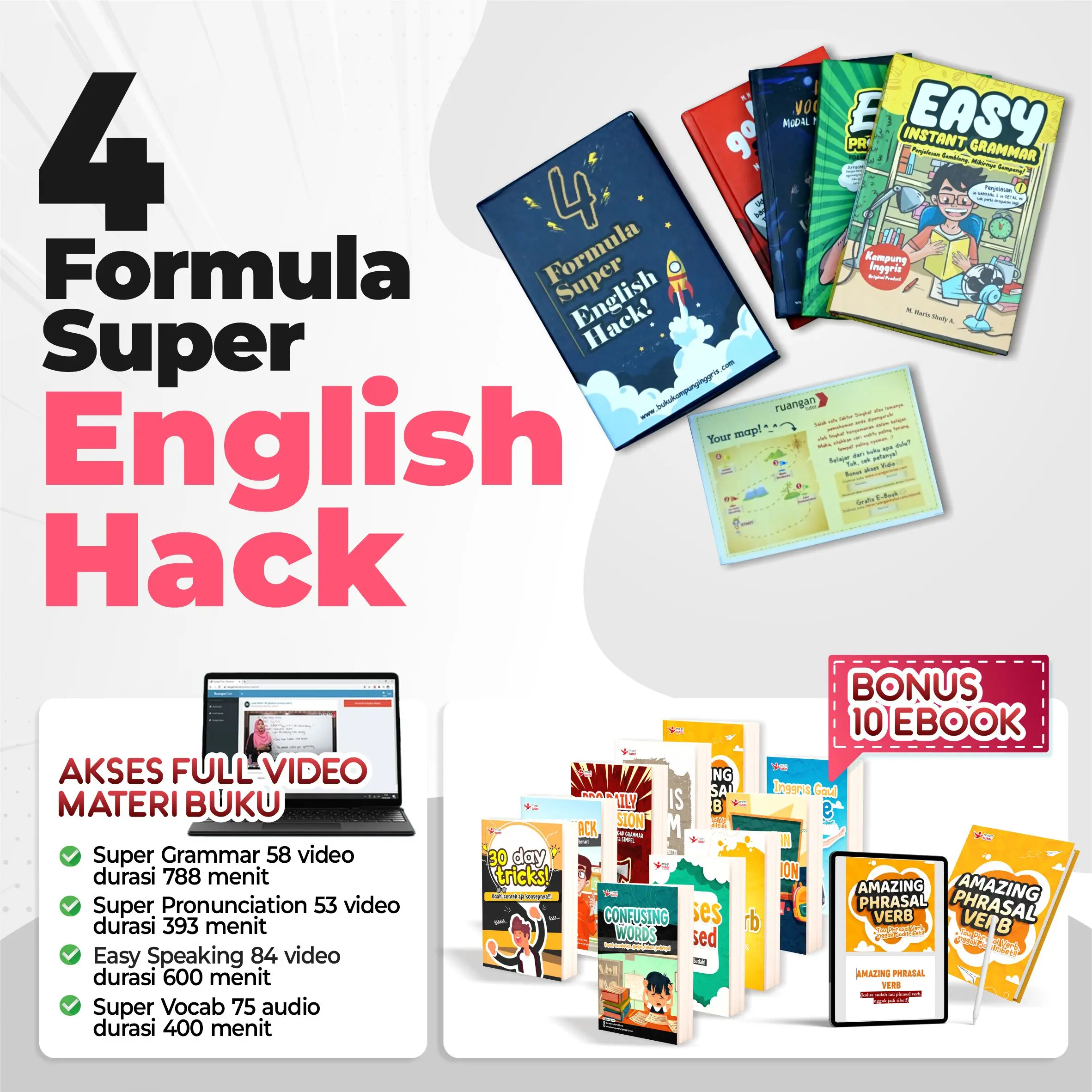 4 Formula English Hack  (Hard Cover)