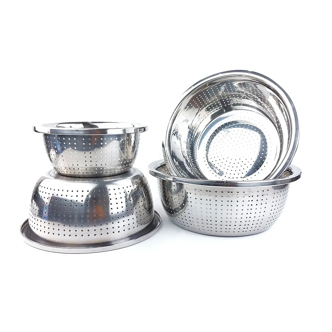 Baskom Cuci Sayur Cuci Beras Baskom Stainless Wadah Cuci Beras