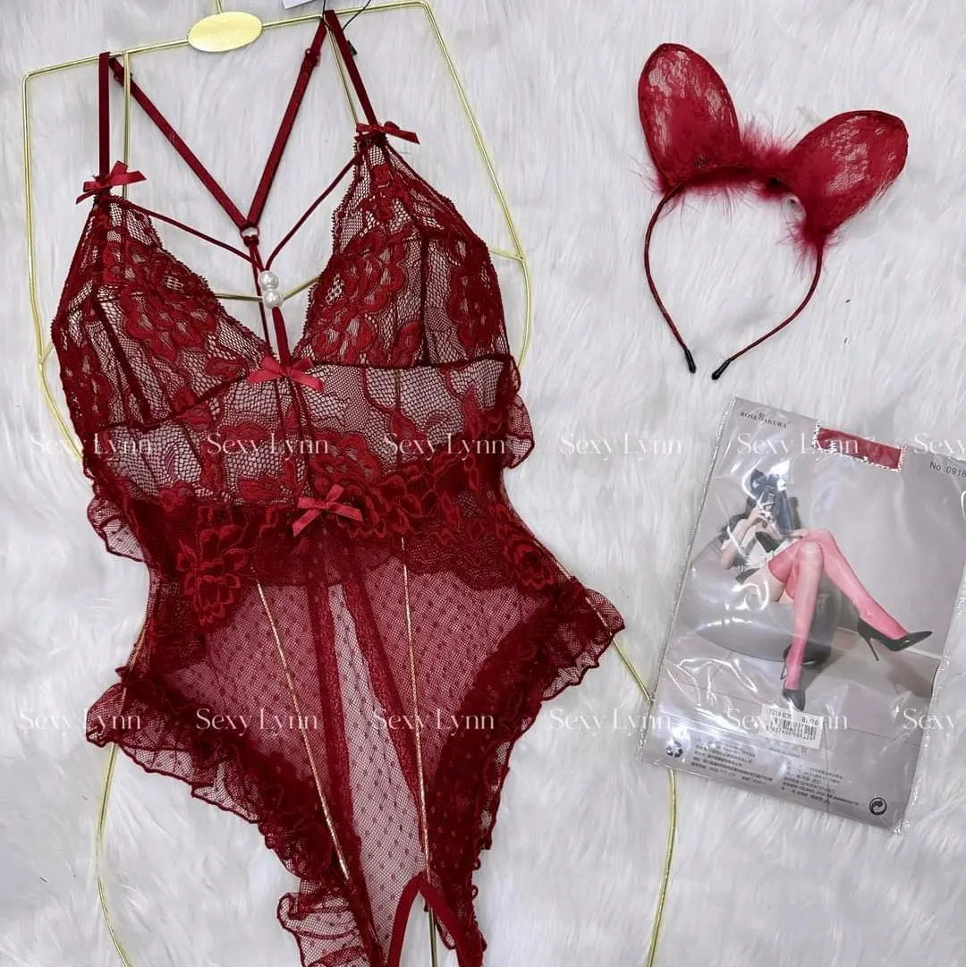 J50 jumpsuit bodysuit bộ liền thân nữ women thun ren voan co dãn mềm mại đính ngọc taylor swift giặt bằng nước lạnh party ❣❣❣ đen ❣❣ vui nhộn
