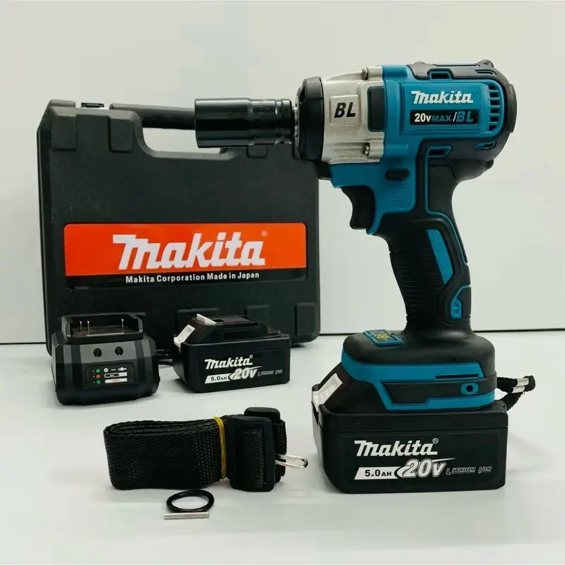 Máy Siết bulong Makita lực 380n.m đầu rỗng 2in1 - sử dụng chân pin phổ thông M21 - bảo hành 12 tháng 1